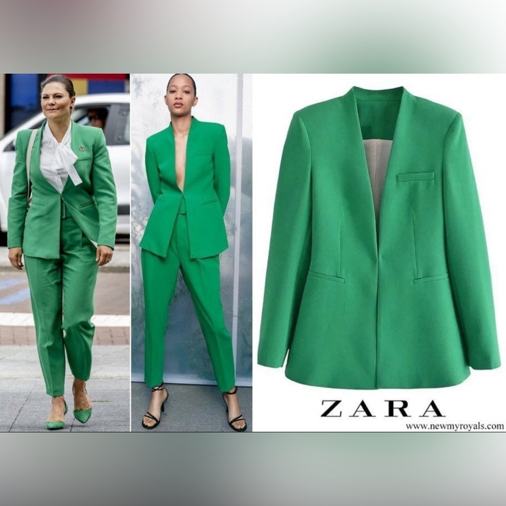Zara Emerald Green Suit Set - Picture 11 of 11
